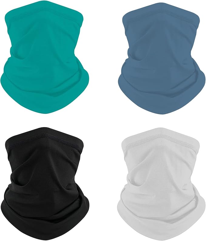 Teal + Blue + Black + White (4 Pack)