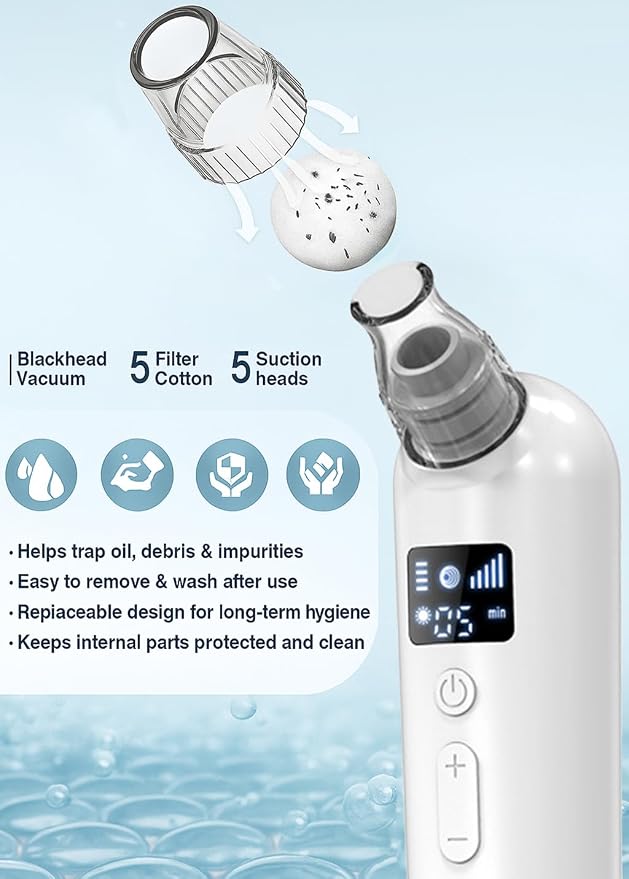Blackhead Remover Vacuum White