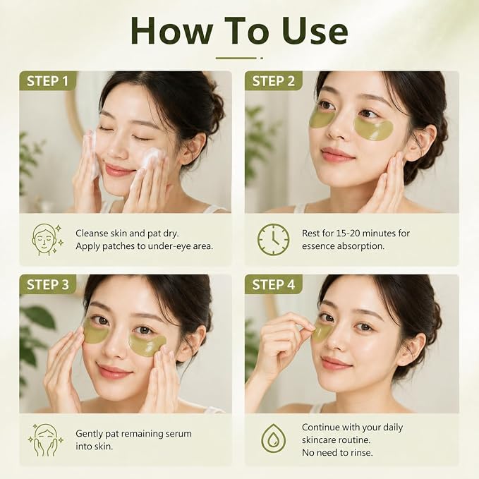 Avocado&Gold Eye Mask