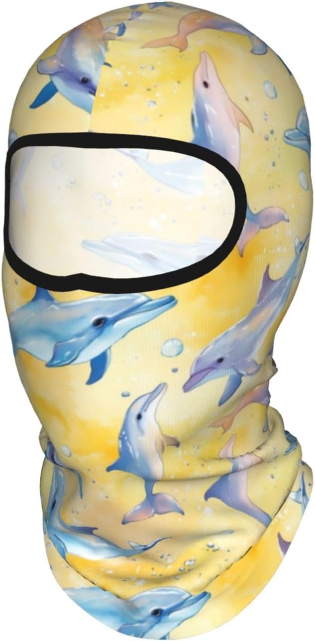 Dolphins Bubbles Yellow Blue 7