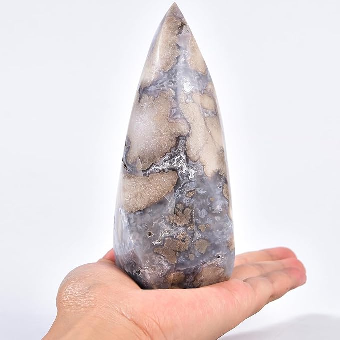 Blue Cherry Blossom Agate