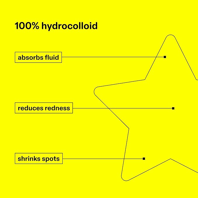 Yellow Hydrocolloid Stars