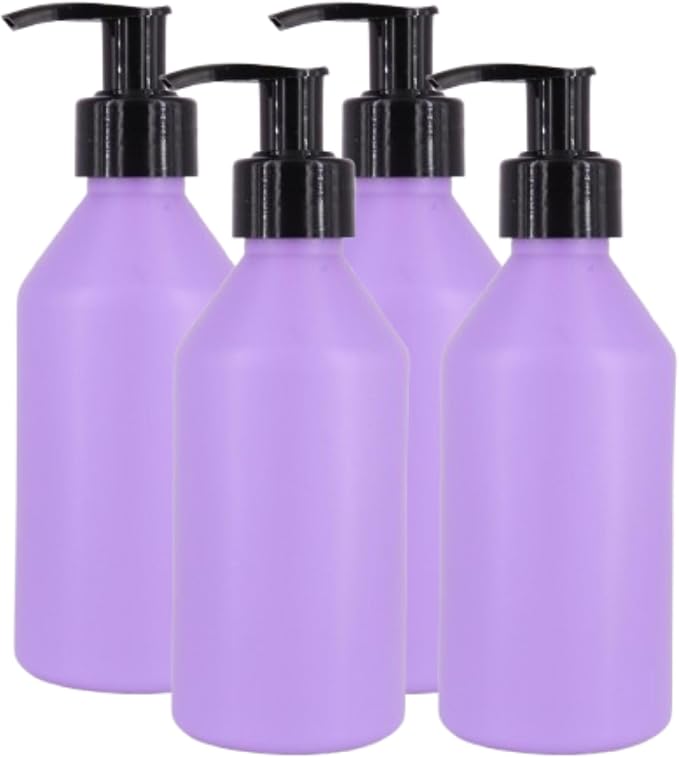 Lavender Bottle + Black Pump