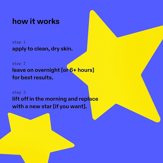 Yellow Hydrocolloid Stars