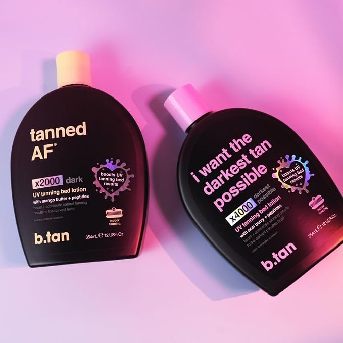 dark UV tanning lotion