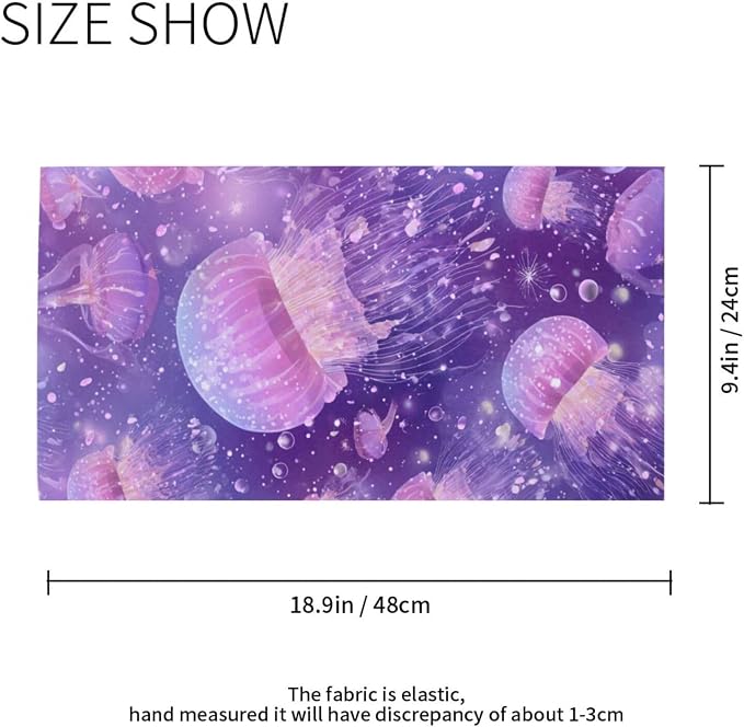 Pink Purple Jellyfishes and Bubbles