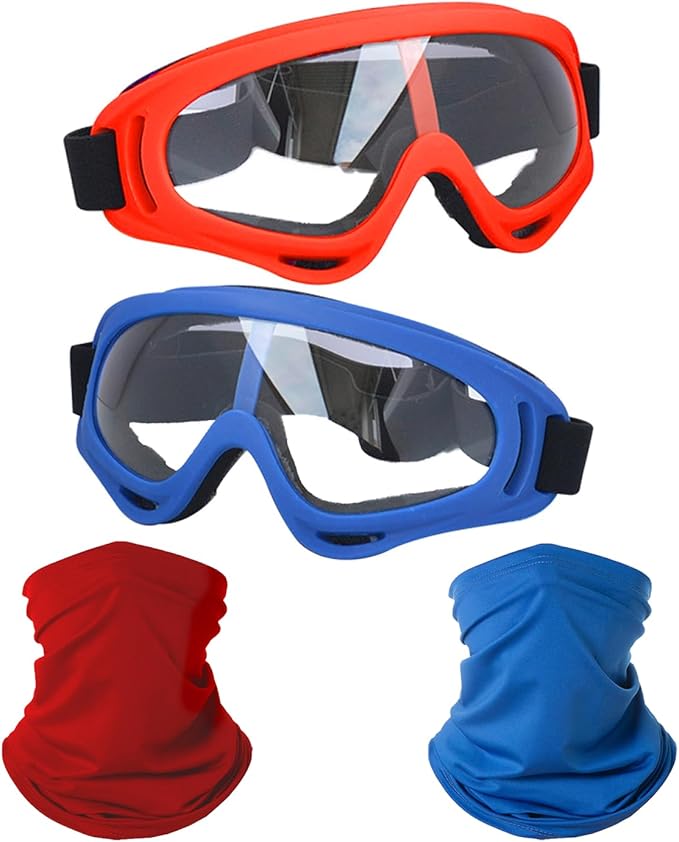 Red + Blue/Clear Lens