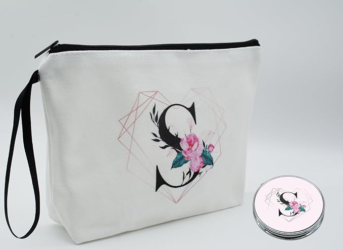 Diamond-like Ietter S Floral-white