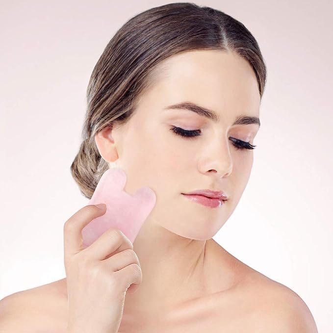 Concave Rose Quartz Stone