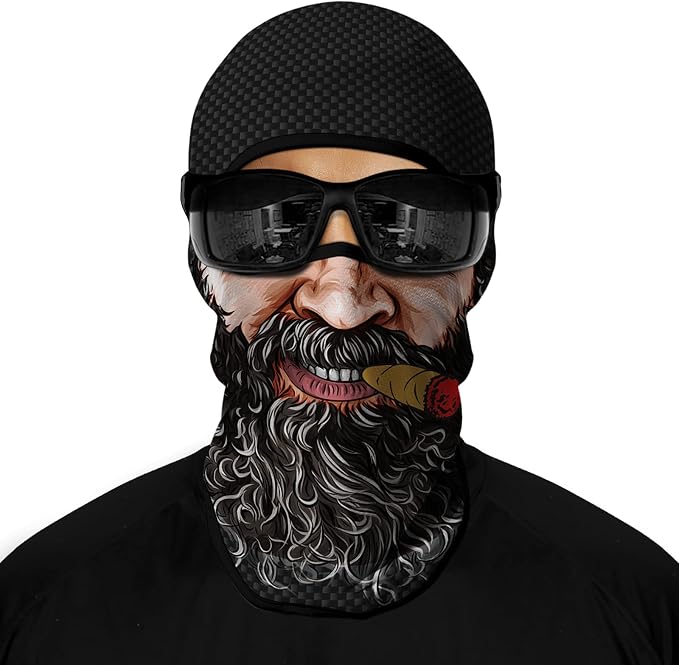 Men Beard With Right Cigar