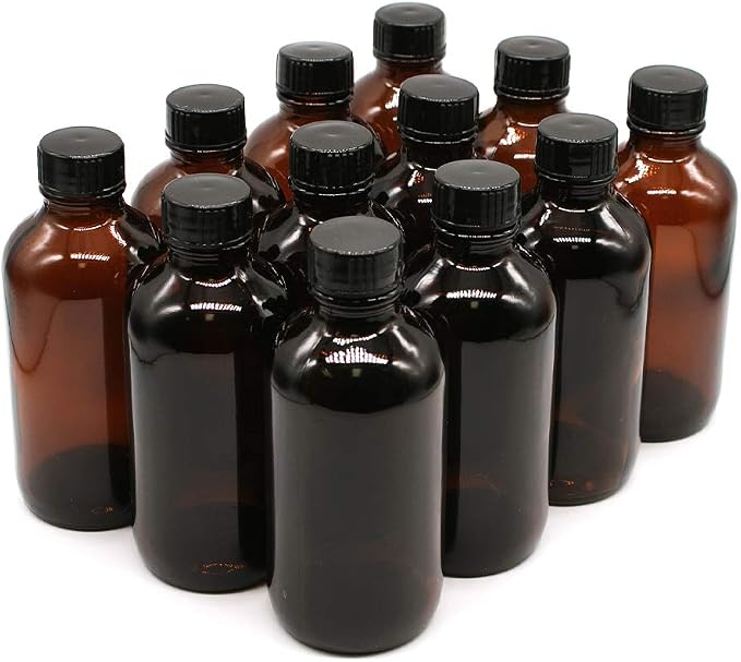 4 Ounce Amber 12 Pack