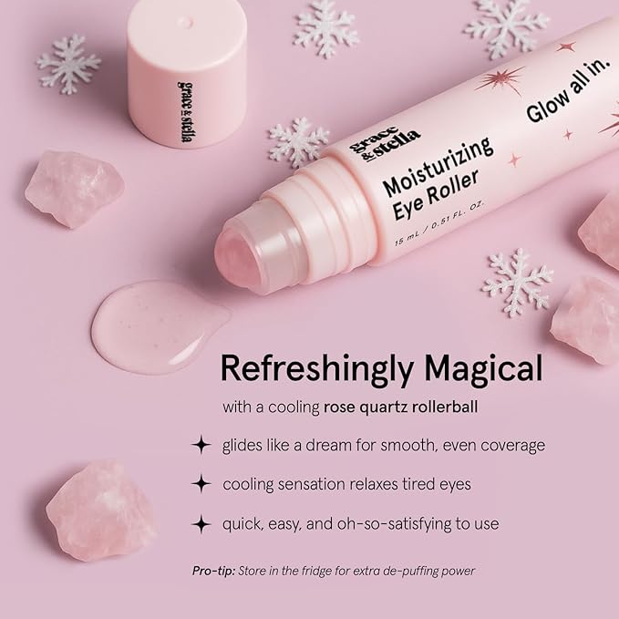 Moisturizing Eye Serum with Rose Quartz Ball