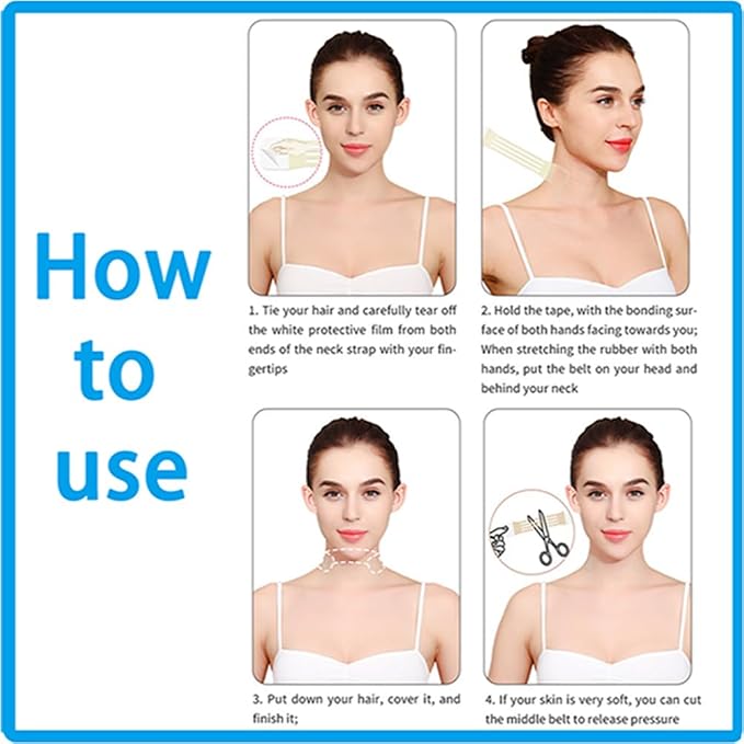 neck lift tape (4 strips+20 patches )-C