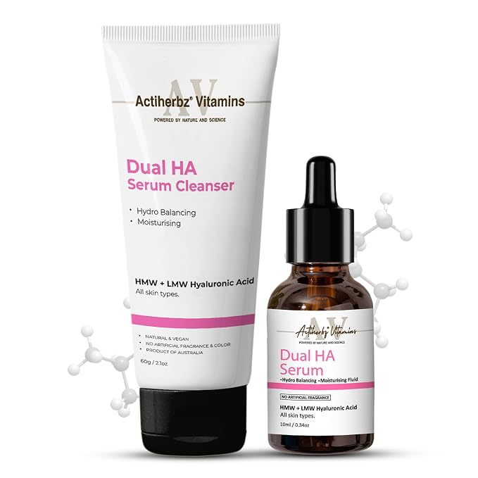 DUAL HA Cleanser 60 G-Serum-10 ML