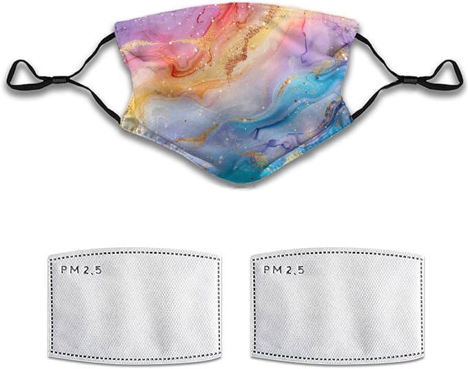 Colorful Marble Texture Print