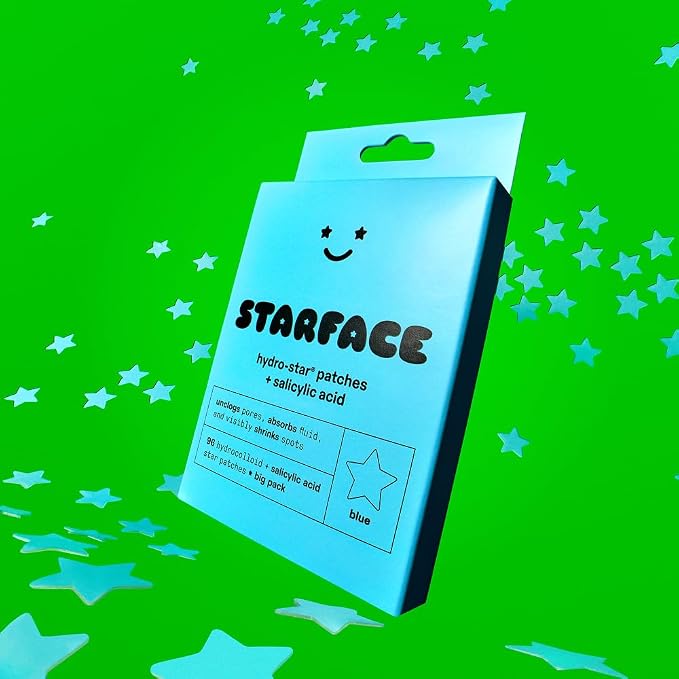Blue Salicylic Acid Stars