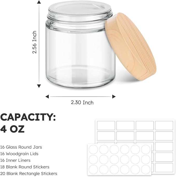 Clear-16 Pack-4oz