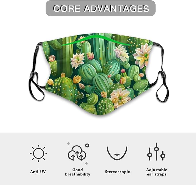 Summer Cactus Flower Pattern
