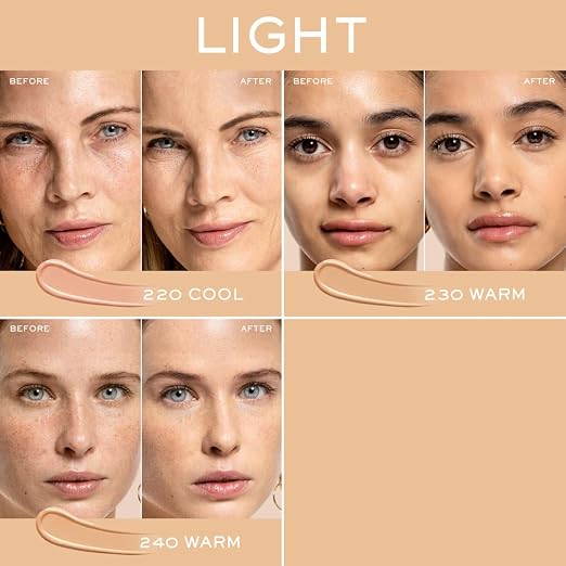 230W: For light skin with warm/yellow understones