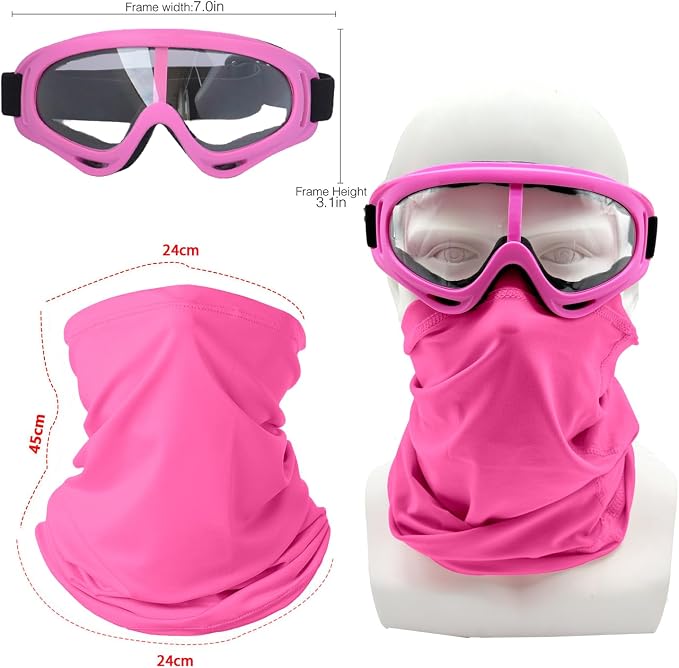 Rose Pink/Clear+mask