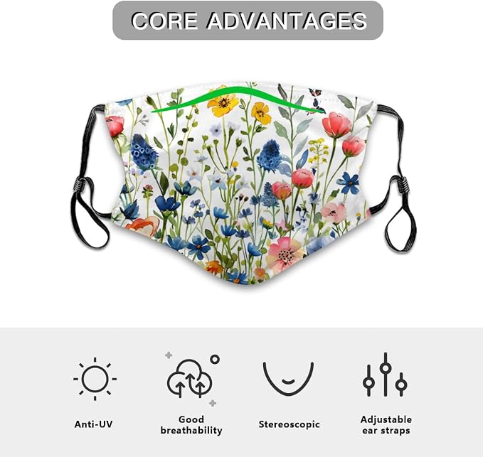 Watercolor Flowers Pattern