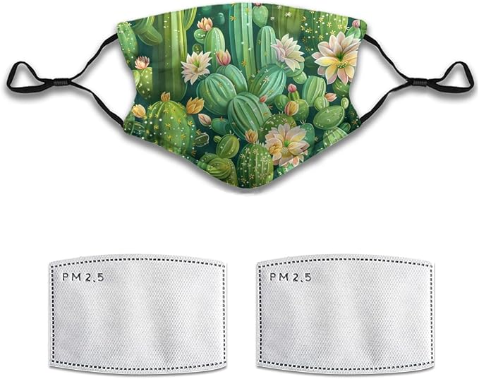 Summer Cactus Flower Pattern