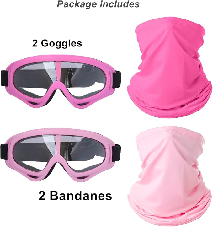 Light Pink + Rose Pink/Clear