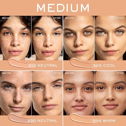 335W: For medium skin with warm/golden undertones