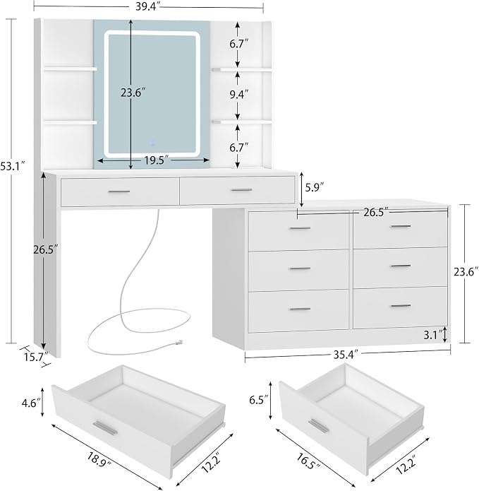 8 Drawers