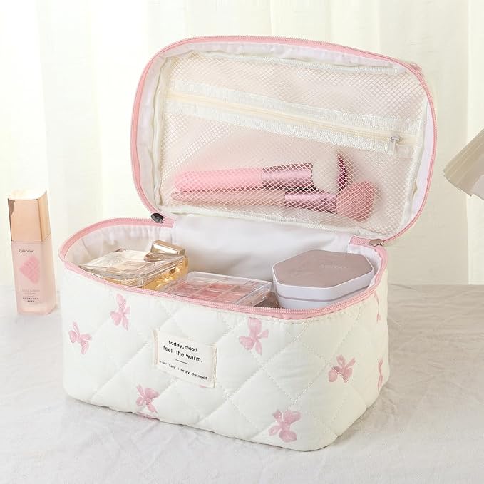 07White Pink Bows