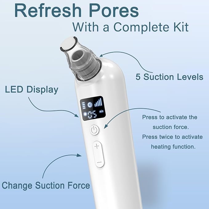 Blackhead Remover Vacuum White