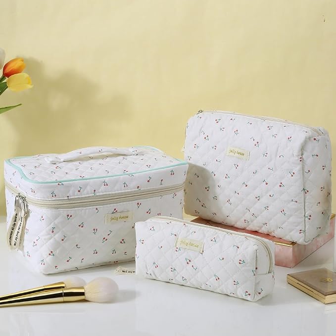 A01-3pcs set-cherry print