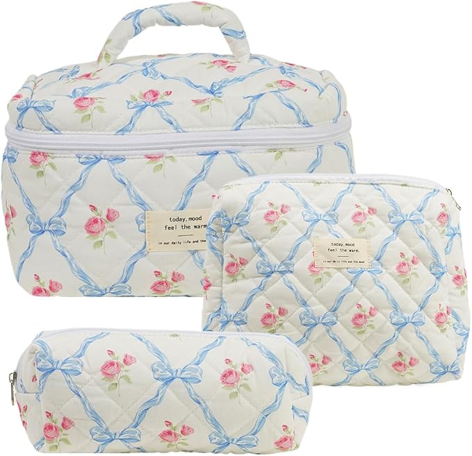 B08-3pcs set-blue bow