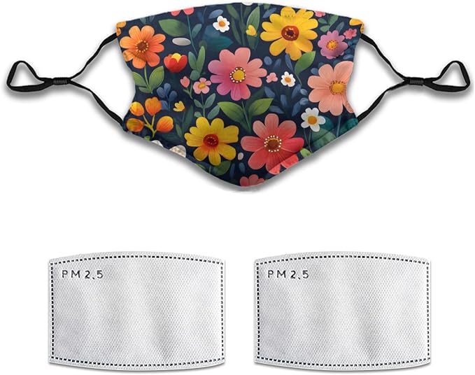 Colorful Flower Leaf Pattern