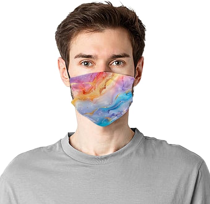 Colorful Marble Texture Print