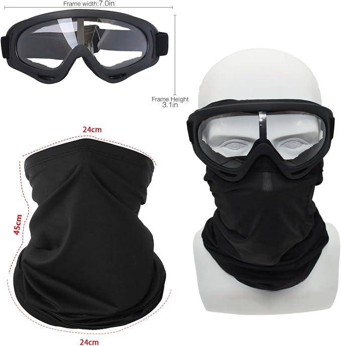 Black + Black/Clear Lens