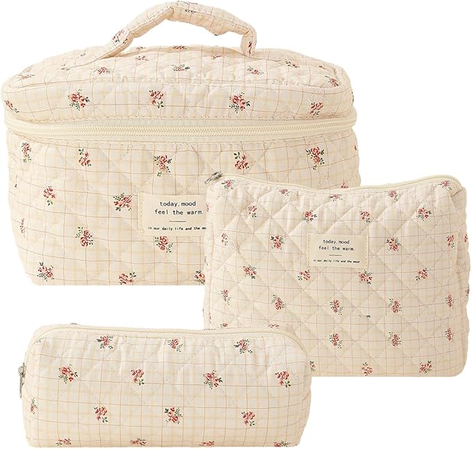 B06-3pcs set-red floral