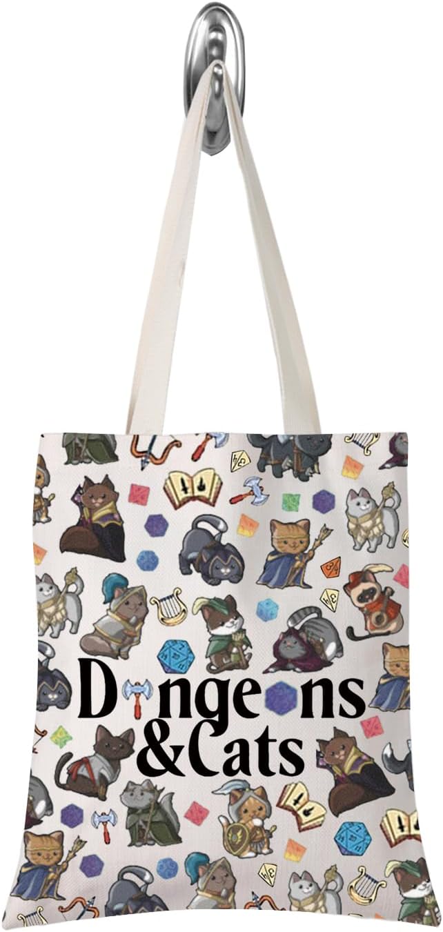 Dungeons & Cats tote