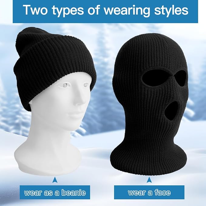 3 Hole Ski Mask Pink3