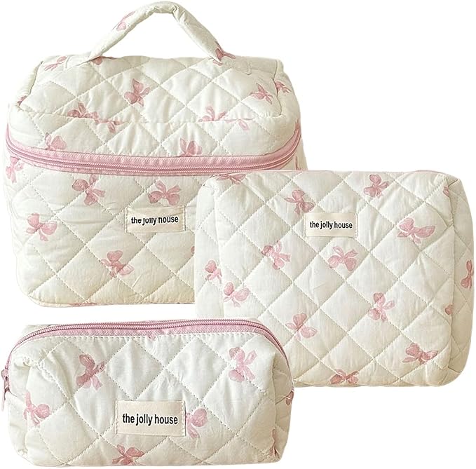 C08-3pcs set-pink bow
