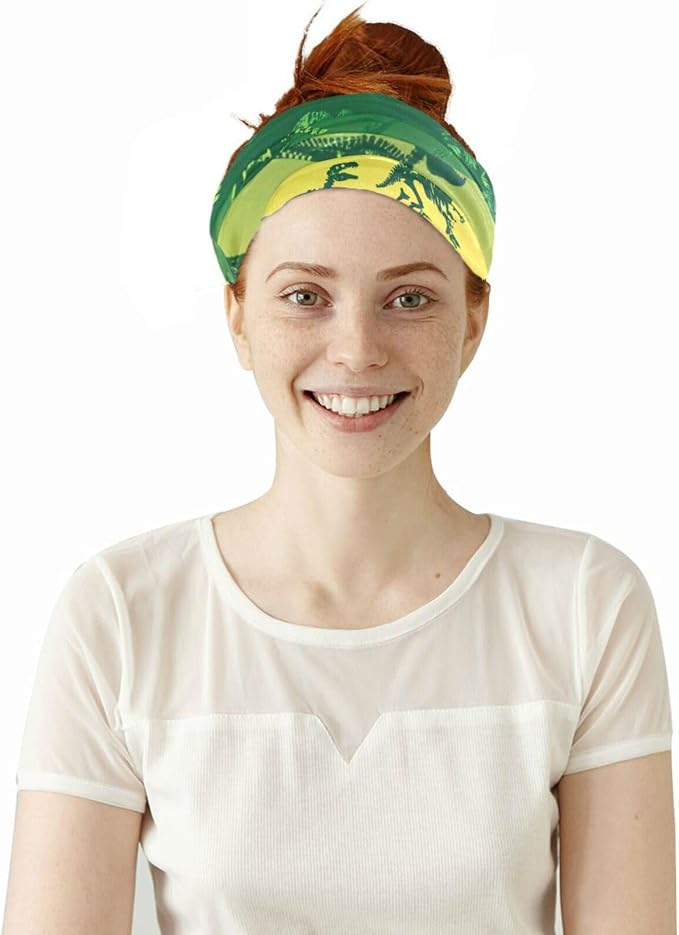 Gradient Green and Yellow Dinosaur