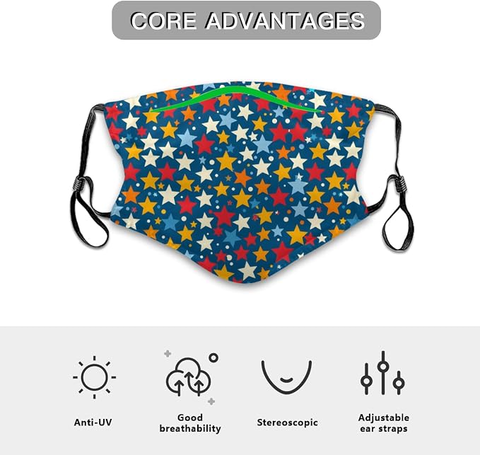 Colorful Stars Pattern