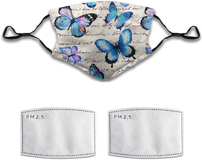 Blue Black Butterfly