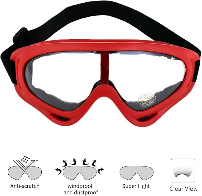 Red + Blue/Clear Lens