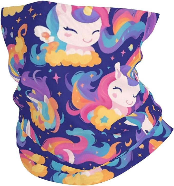 Cute Rainbow Unicorn on Cloud