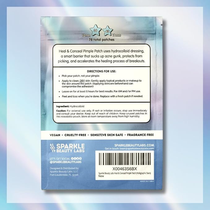 Holographic Stars - 78 count (3 sheets)