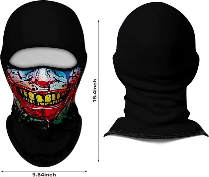 Skull Red Face Yellow Teeth