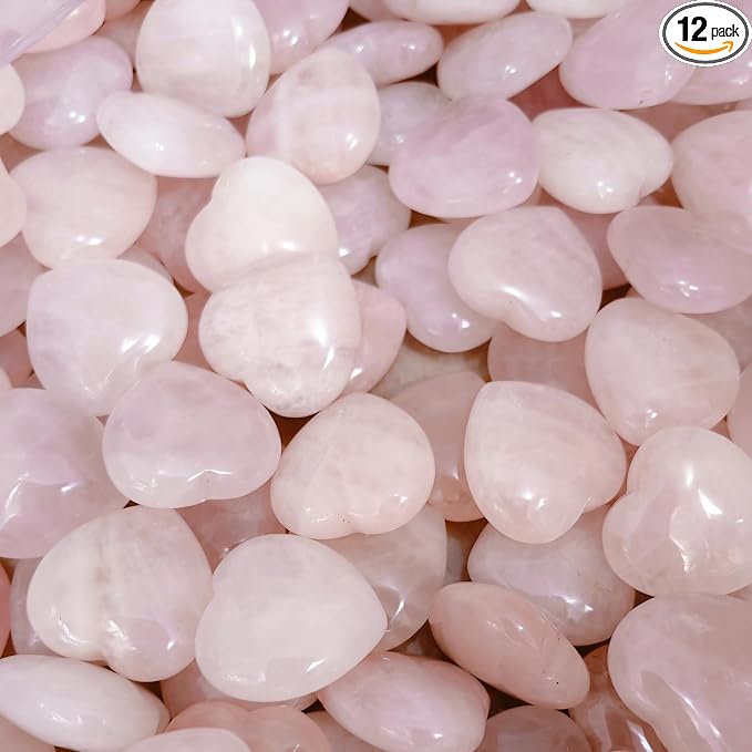 30mm Rose Quartz-12pcs
