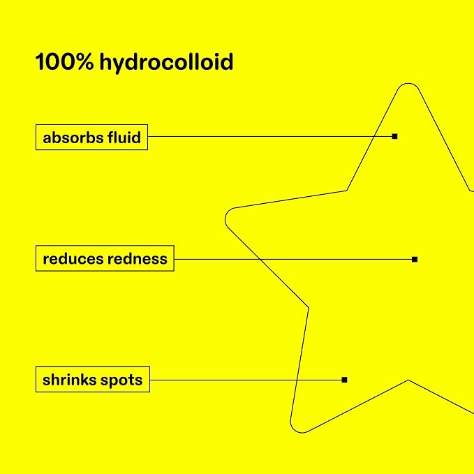 Yellow Hydrocolloid Stars