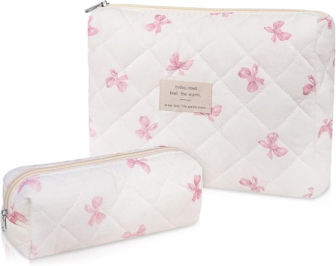 2pc White Pink Butterfly Flower